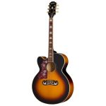 Prueba acústica y opiniones de la Epiphone J-200 Studio EC VS LH