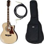 Opiniones honestas sobre la guitarra acústica Harley Benton CLJ-503CE WN w/Bag