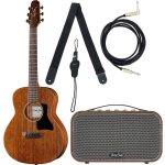 Harley Benton GS-Travel-E Mahogany Bundle : Prueba de sonido, ventajas y desventajas