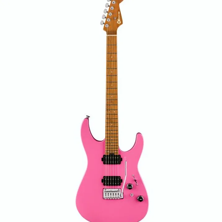 Charvel PM DK24 HH 2PT CM BBG Pink