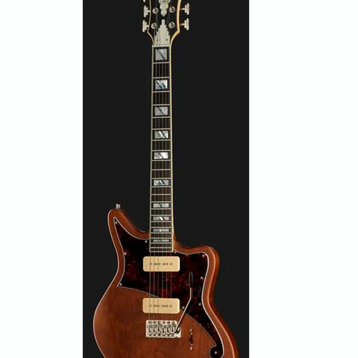 DAngelico DLX Bedford SH Matte Walnut