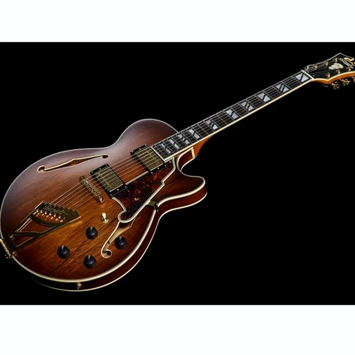 Dangelico Deluxe Ss Satin Brown Burst