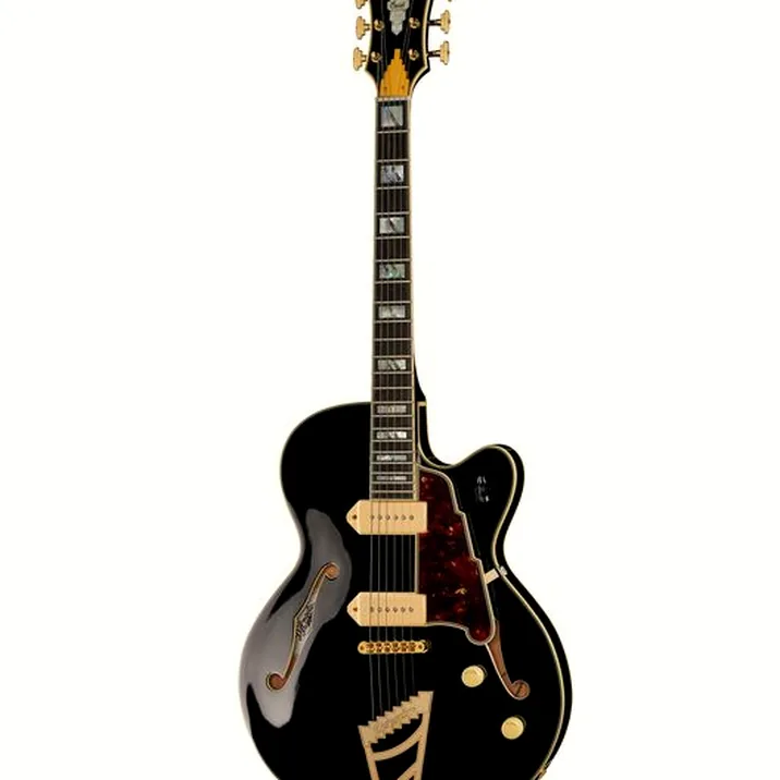DAngelico Excel 59 Solid Black