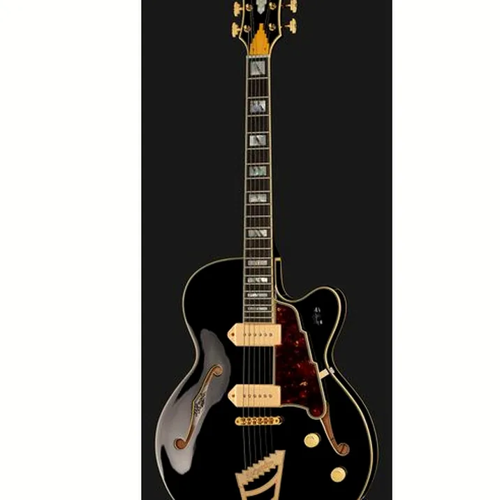 DAngelico Excel 59 Solid Black