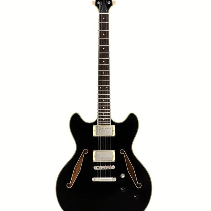 DAngelico Excel DC Tour Solid Black