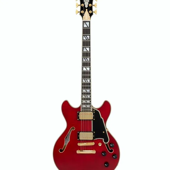 DAngelico Excel Mini DC Trans Cherry 25