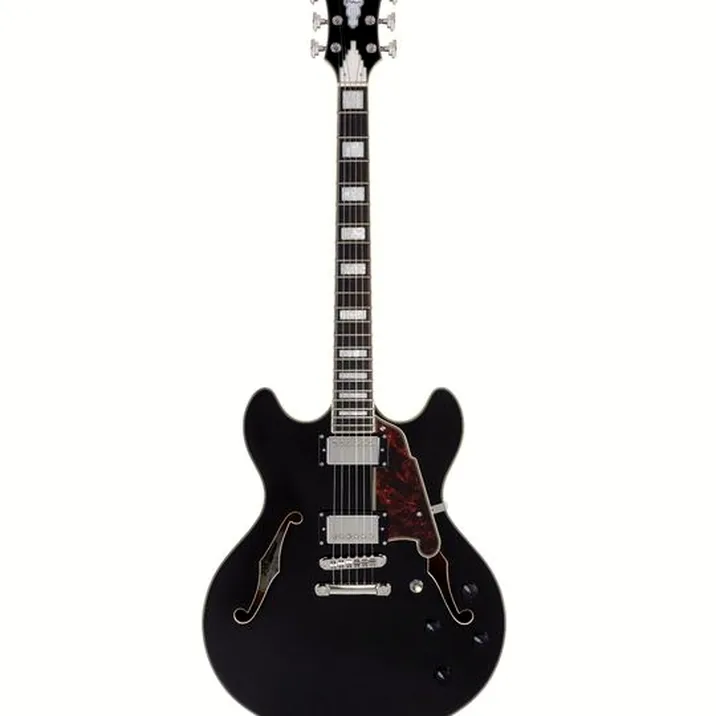 DAngelico Premier DC Black Flake V2