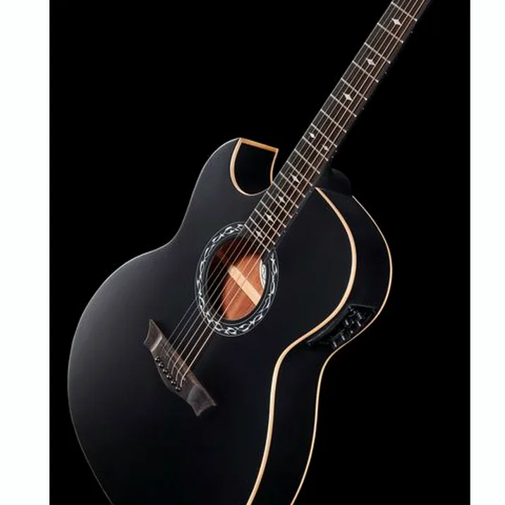 Dean Guitars Exhibition A E Bk Satin Lh