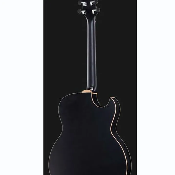 Dean Guitars Exhibition A/E BK Satin LH