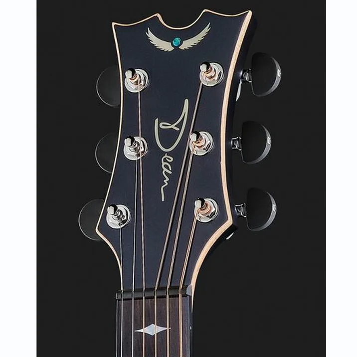 Dean Guitars Exhibition A E Bk Satin Lh
