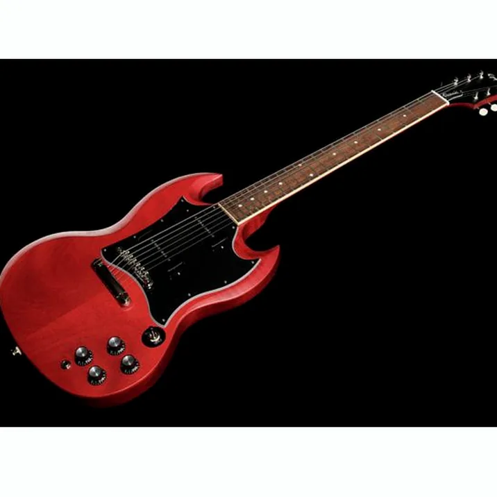 Epiphone Sg Classic Worn P 90 Cherry