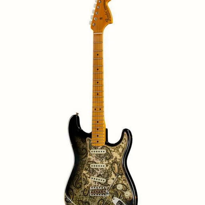 Fender 68 Strat Relic Black Paisley
