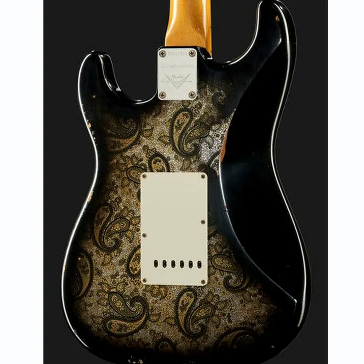 Fender 68 Strat Relic Black Paisley 457324