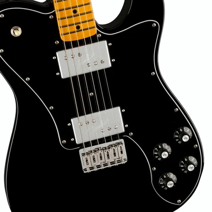 Fender Av Ii 75 Tele Deluxe Mn Blk