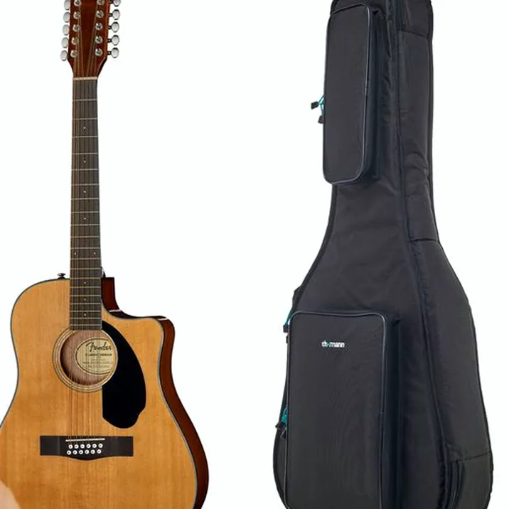 Fender CD-60SCE-12 Nat WN w/Bag
