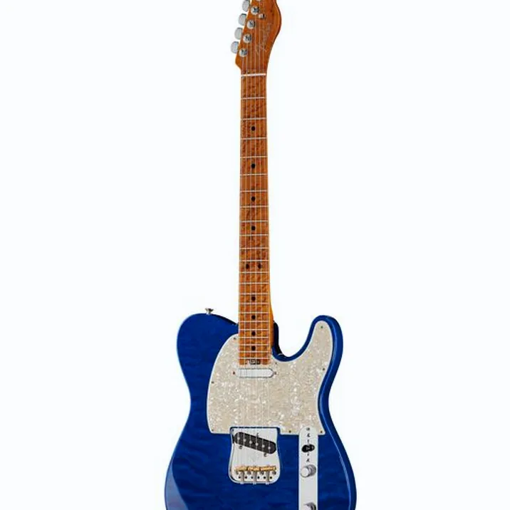 Fender Elite Tele QMT Saphirre NOS