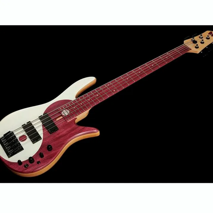 Fodera Yin Yang Std 5 Purple Wh Emg