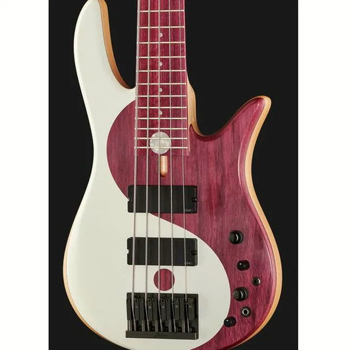 Fodera Yin Yang Std 5 Purple Wh Emg