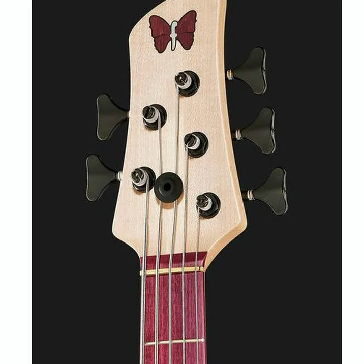 Fodera Yin Yang Std 5 Purple Wh Emg