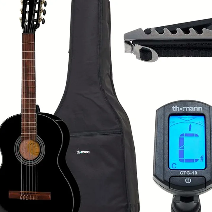 Gewa Student Black 3/4 Bundle