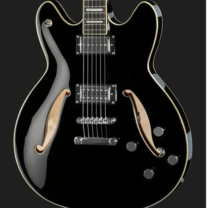 Hagstrom Viking Deluxe Baritone Bk