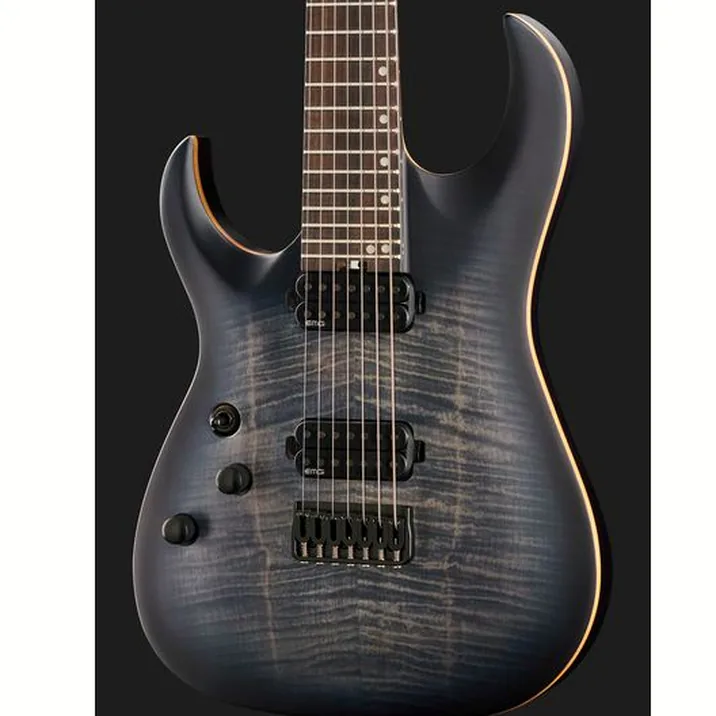 Harley Benton Amarok 7 Lh Bknt Flame Burst