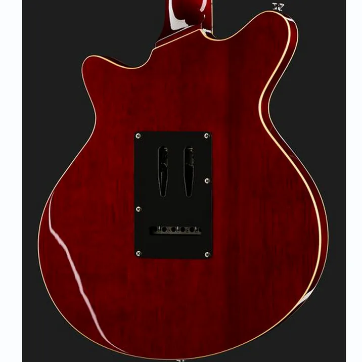 Harley Benton Bm 75 Trans Red Deluxe W Case