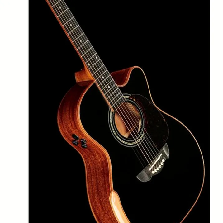 Harley Benton Clc 650Sm Ce Bk Solid Wood