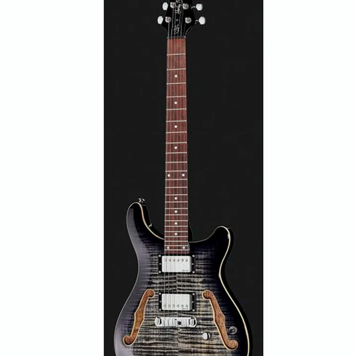 Harley Benton CST-24HB Charcoal Flame