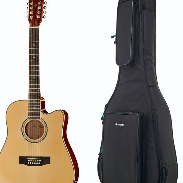 Harley Benton D-200CE-12NT w/Bag