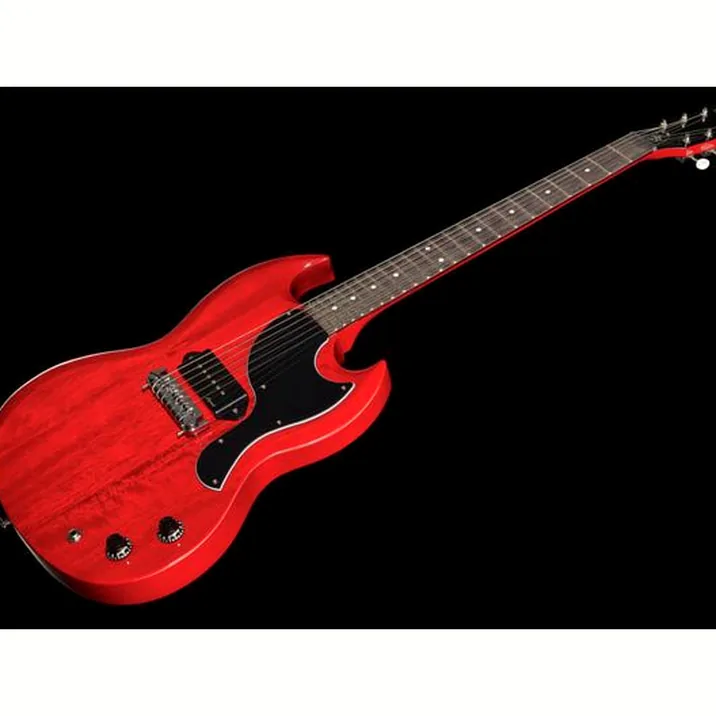 Harley Benton Dc 60 Junior Faded Cherry