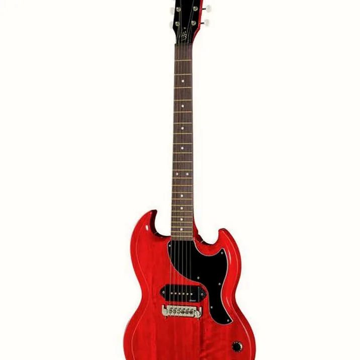 Harley Benton DC-60 Junior Faded Cherry