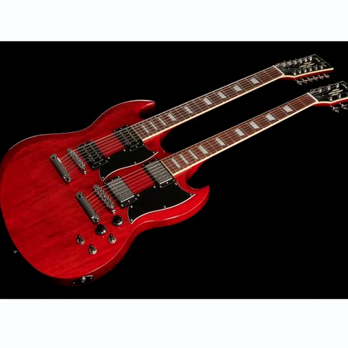 Harley Benton Dc Custom 612 Cherry