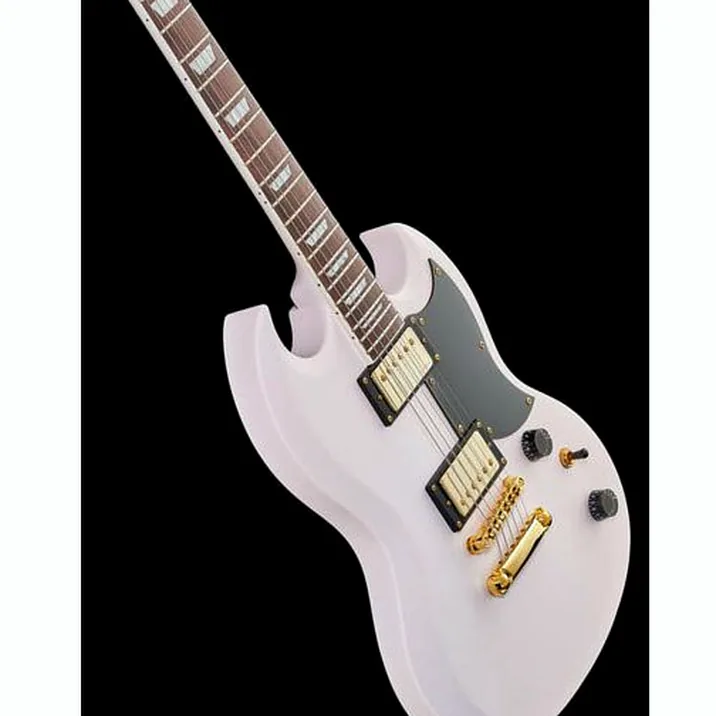 Harley Benton Dc Dlx Gotoh Shell Pink