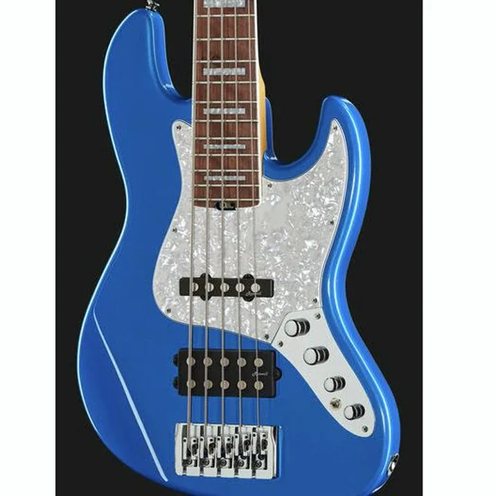 Harley Benton Enhanced Mj 5Eb Lake Blue