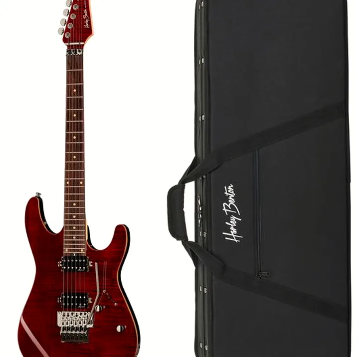 Harley Benton Fusion-III HH FR EB FCH w/Case