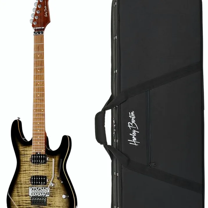 Harley Benton Fusion-III HH FR Roast. w/Case