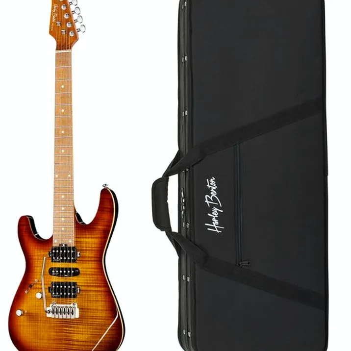Harley Benton Fusion-III HSH LH Roast w/Case