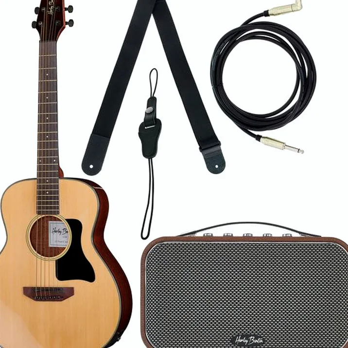 Harley Benton GS-Travel-E Spruce Bundle