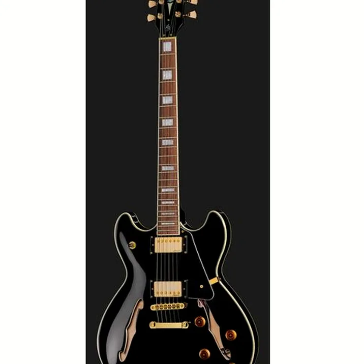 Harley Benton HB-35Plus Black w/Bag