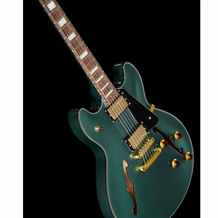 Harley Benton HB-35Plus Gun Metal Blue
