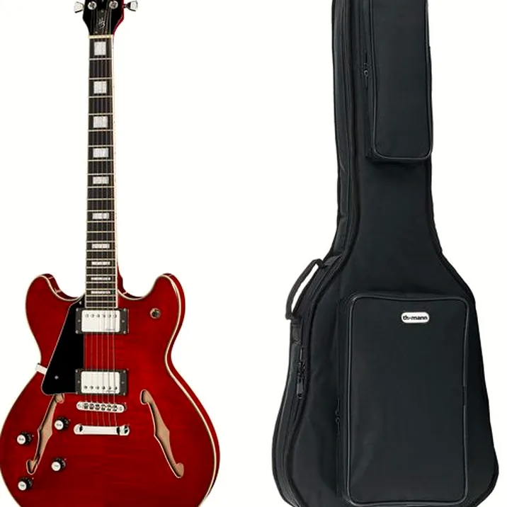 Harley Benton HB-35Plus LH Cherry w/Bag