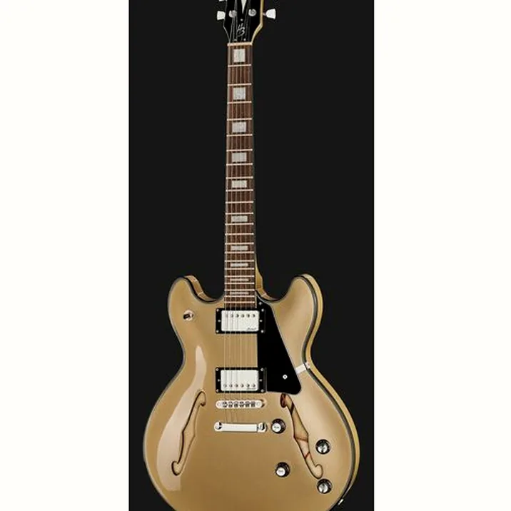 Harley Benton HB-35Plus Shoreline Gold