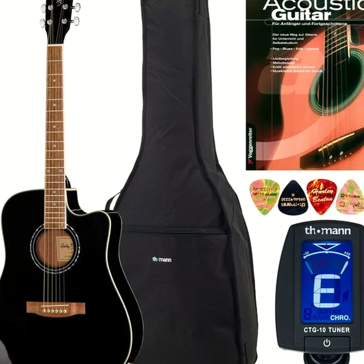 Harley Benton HBD120CEBK Bundle
