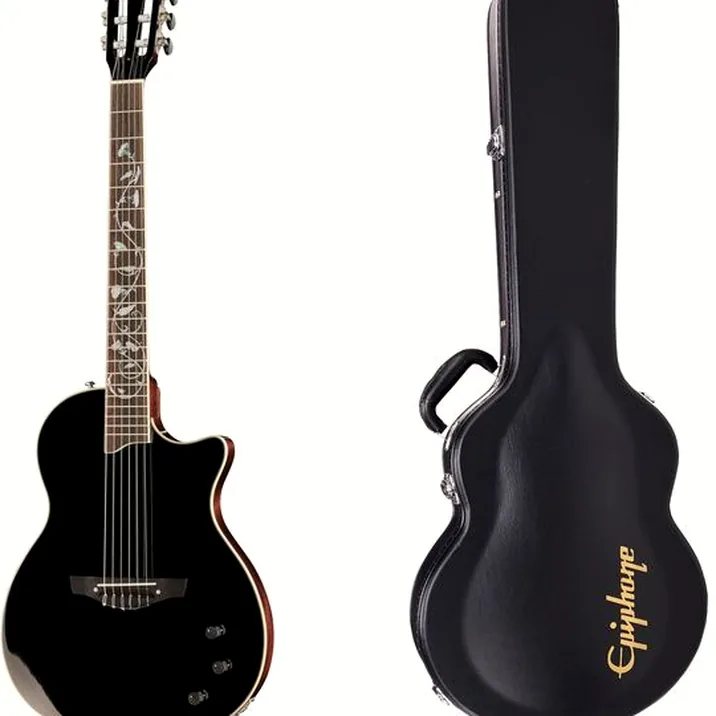 Harley Benton Nashville Nylon Plus BK w/Case