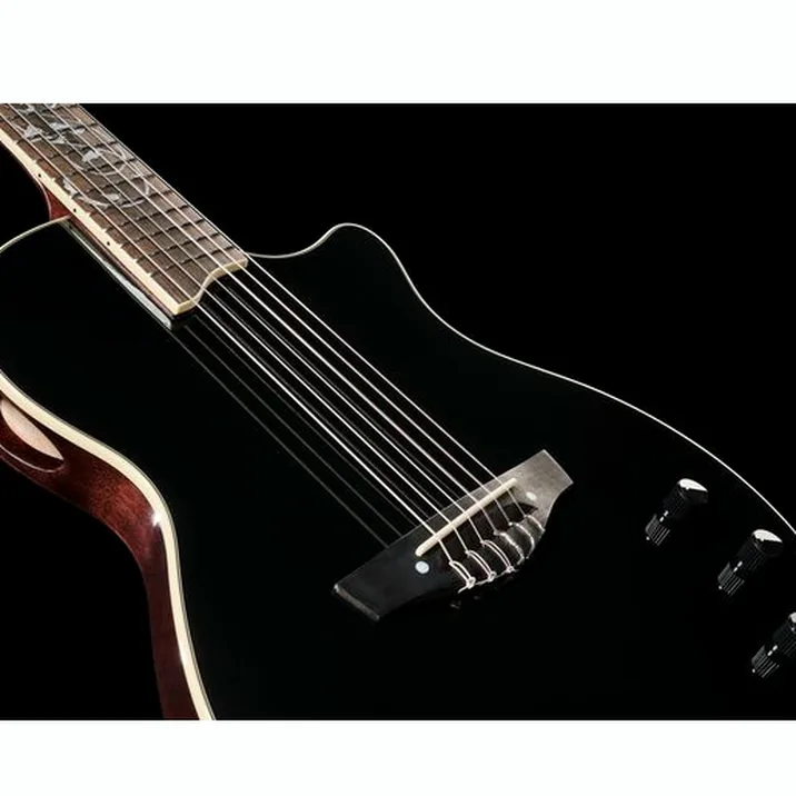 Harley Benton Nashville Nylon Plus BK w/Case