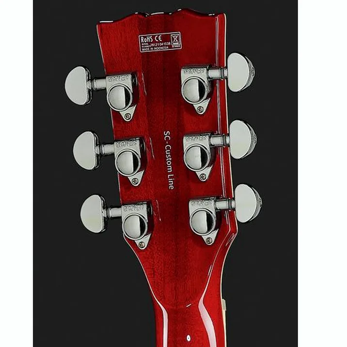 Harley Benton Sc Custom Ii Honey Burst Flame