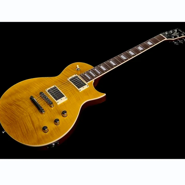 Harley Benton Sc Custom Ii Lemon Flame