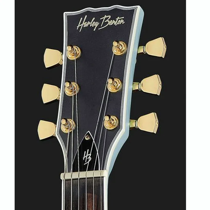 Harley Benton Sc Dlx Gotoh Daphne Blue