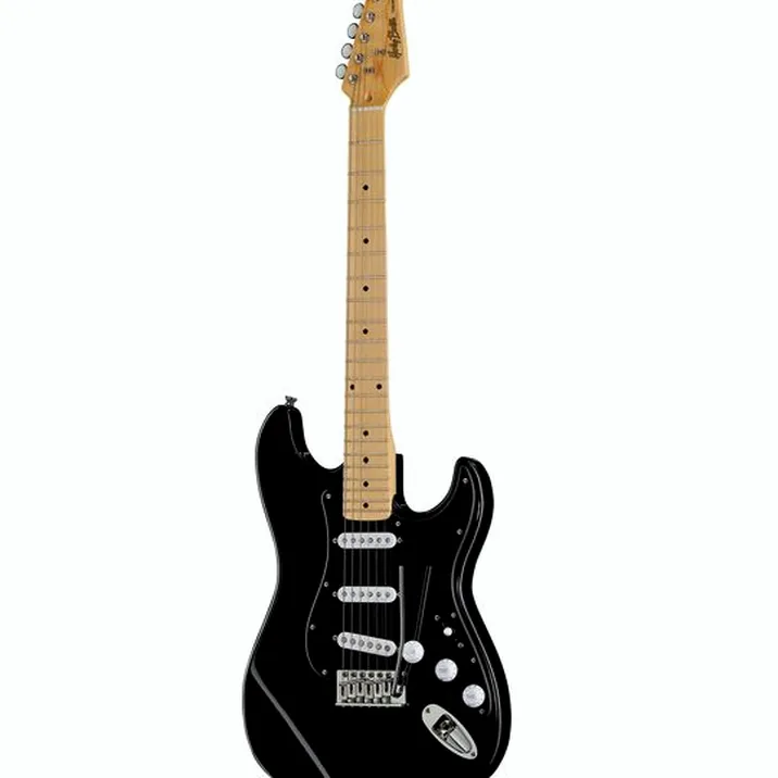 Harley Benton ST-57DG Black Tribute